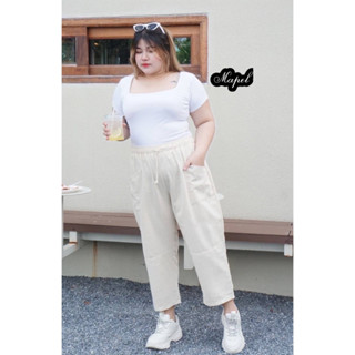 🎈Plussize กางเกงคนอ้วน🎈 Size เอว 36-50  สะโพก 56 ยาว 34 ต้นขา 32