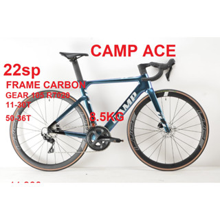 CAMP รุ่น ACE  Shimano 105 Disc Group Shimano 105 R7020  11 sp. 11-30T ***โปรโมชั่นพิเศษ์แถมไมล์ CATEYE มูลค่า 1590.-ฟรี