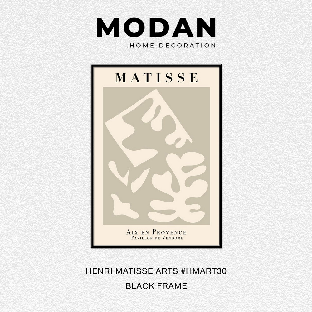 ⚡ พร้อมจำหน่าย ⚡ MODAN ภาพตกแต่งบ้านสไตล์โมเดิร์น HENRI MATISSE ART รหัส HMART30