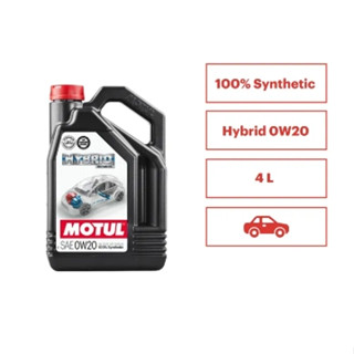 Motul น้ำมันเครื่องรถ Hybrid 0W-20  4, 5 L.