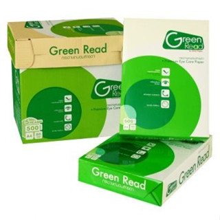 กระดาษA4 GreenRead 80แกรม 1รีมมี 500แผ่น (ราคาต่อรีม)