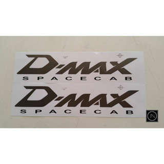 (แพ็คคู่)สติกเกอร์ติดข้างกะบะ DMAX ปี2007-2011 สติกเกอร์ติดรถ สติกเกอร์ข้างกะบะ ดีแม็กซ์ 2007-2011