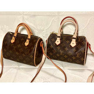 กระเป๋าสะพายข้าง Lv ทรงหมอน ขนาดspeedy20cm /ขนาด7.5นิ้ว หนังสวยๆ