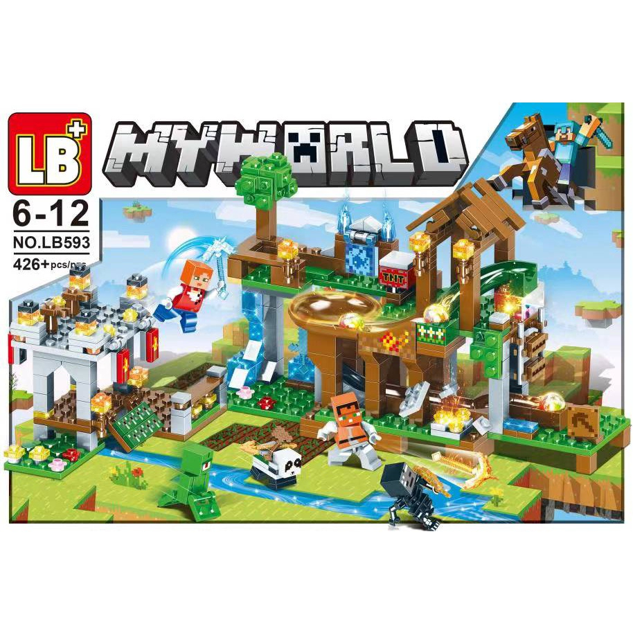 เลโก้มาใหม่พร้อมส่ง❗❗เลโก้มายคราฟ Mine Craft เลโก้บ้าน เลโก้ป้อม LB600/LB593/6060/LW411/QL0568