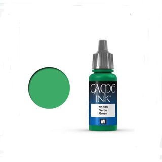 Vallejo Game Ink 72.089 Green Ink 17 ml 8429551720892 (สี)