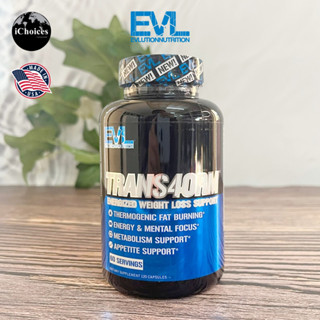 [EVLution Nutrition] Trans4orm Energized Weight Loss Support 120 Capsules แฟตเบิร์น อาหารเสริม ออกกำลังกาย