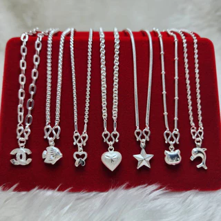 สร้อยคอเงิน20ลาย 💎รายใหญ่" 💫ราคาส่ง" รับประกันสินค้า ใส่ได้ ทุกเพศ ทุกวัย