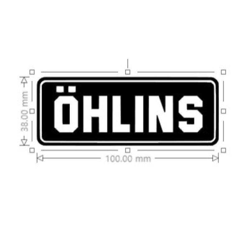 🌈สติ๊กเกอร์​ ohlins มีหลายสี สั่งได้เลยพร้อมส่ง🌈มีเก็บเงินปลายทาง🌈