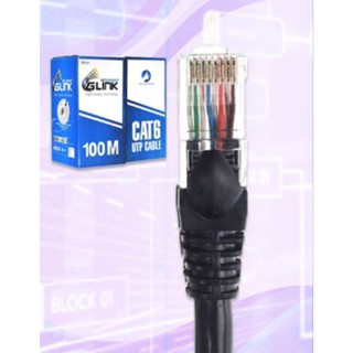 Cat6ภายนอก100ม.Glink GL6002