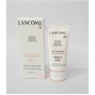 Lancome UV Expert Youth Shield Aqua Gel SPF50 PA++++ 50ml.ครีมกันแดดเนื้อเจลเบาบางสบายผิวEXP:05/2025 ฉลากไทยแท้