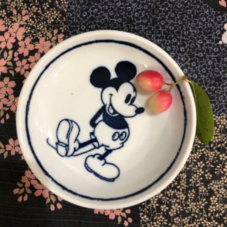 จาน ถ้วยเซรามิคญี่ปุ่น ขนาดเล็ก ลาย Mickey @Disney มือสอง ราคาถูก 🐀🐀