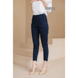 กางเกงทรงทำงานดอลลี่ รุ่น#2302 มี3สี เอวด้านหลังเป็นสม๊อคยืด…