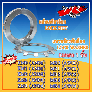 KM0 KM1 KM2 KM3 KM4 KM5 แป้นเกลียวล็อค KM (LOCK NUT AN) MB0 MB1 MB2 MB3 MB4 MB5 แหวนจักร แหวนล็อค MB