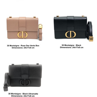 DIOR 30 Montaigne Bag ของแท้ 100% [ส่งฟรี]