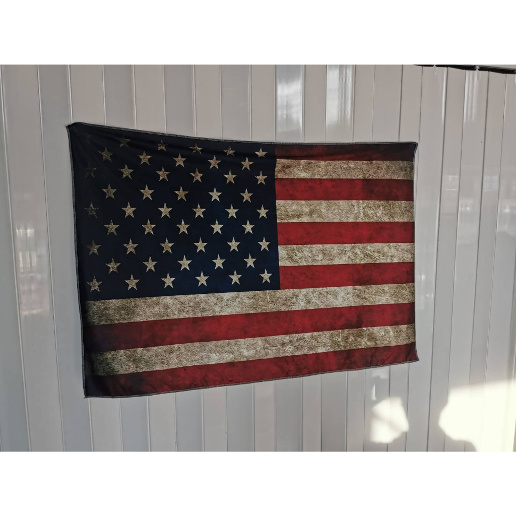 ผ้าตกแต่งผนัง ผ้าตกแต่งห้องนอน ผ้าแขวนผนัง อเมริกัน อเมริกา USA US ARMY Classic