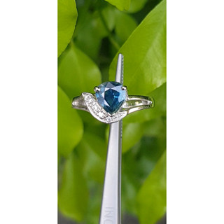 แหวน พลอย ไพลิน Blue Sapphire Ring