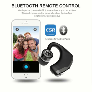 หูฟังบลูทูธ รุ่น TWS V9 บลูทูธ 5.2V หูฟังสเตอริโอแบบแขวนหูฟังแบบใส่ในหูขนาดเล็ก จอแสดงผลดิจิตอล หูฟังบลูทูธไร้สาย