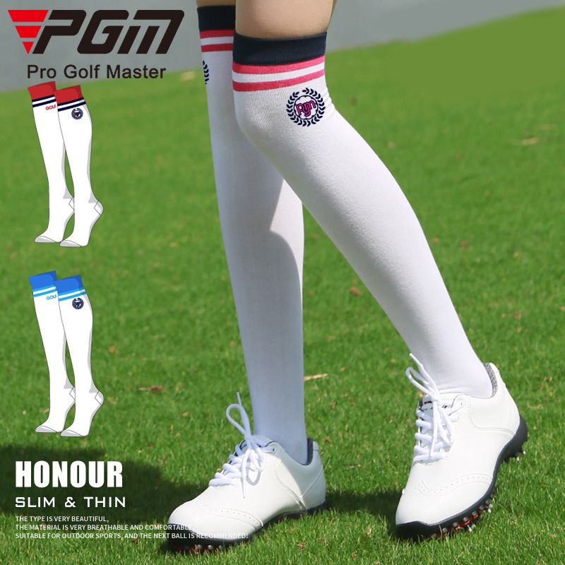 [11GOLF] ถุงเท้ากอล์ฟ ผู้หญิง ถุงเท้ายาวถึงเข่า PGM รหัสสินค้า WZ005