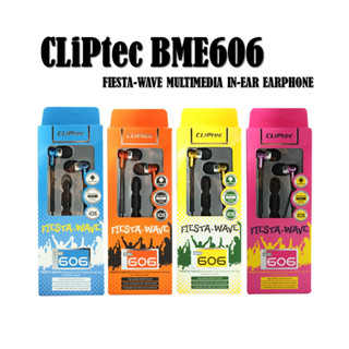 ** Big Sale ลดล้างสต้อค Buy1 Get1 ** หูฟัง CLiPtec รุ่น BME606 FIESTA-WAVE MULTIMEDIA IN-EAR EARPHONE