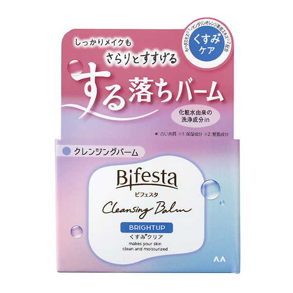 Bifesta Cleansing Balm BRIGHT UP บิเฟสต้า เคลนซิ่ง บาล์ม ไบรท์ อัพ เช็ดเครื่องสำอาง 90g.