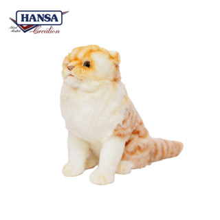 8156 Scottish Ginger Fold Cat - ตุ๊กตาแมวสก็อตติสสีส้ม