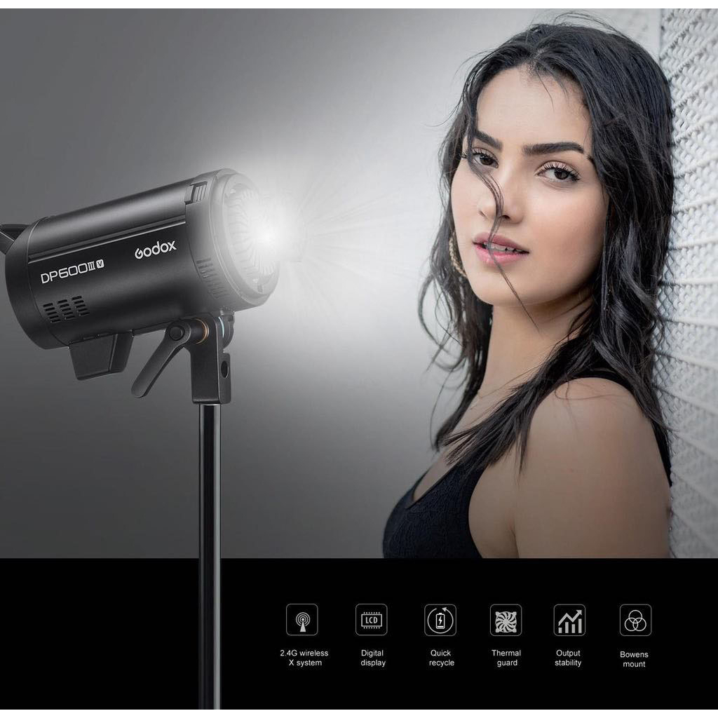 Godox DP600III V แฟลชสตูดิโอรุ่นใหม่ล่าสุด DP600 iii v Studio Strobe Flash 600W แฟลชสตูดิโอ 600W