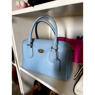 กระเป๋าสะพาย Coach แท้ ทรงหมอน 9" สีฟ้า