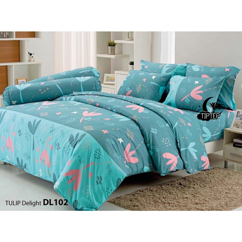 Tulip Delight ผ้าปูที่นอน (ไม่รวมผ้านวม) 3.5/5/6 ฟุต ลาย Graphic DL102