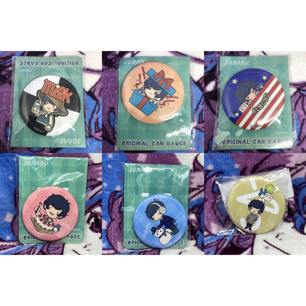 เข็มกลัด - Soraru - Soraru x Family Mart 2020 - Original badge - Utaite