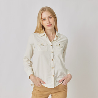 GIORDANO เสื้อเชิ้ตผู้หญิง Womens Corduroy Shirt 05342607