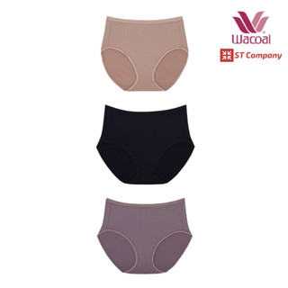 Wacoal Panty ทรงเต็มตัว ขอบเรียบ (3 ชิ้น ดำ-เบจ-น้ำตาล) WU4M30 กางเกงใน วาโก้ กางเกงในวาโก้ เต็มตัว กางเกงในผู้หญิง