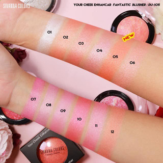 บลัชออนเนื้อคุกกี้ ปัดแก้มคุกกี้ SIVANNA YOUR CHEEK ENHANCER FANTASTIC BLUSHER