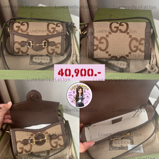 👜: New!! Gucci Horsebit Mini Bag Jumbo Logo ‼️ก่อนกดสั่งรบกวนทักมาเช็คสต๊อคก่อนนะคะ‼️