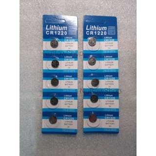 ถ่านกระดุม ถ่านไบออสBios LITHIUM 1220 ราคาแผงละ 18บาท