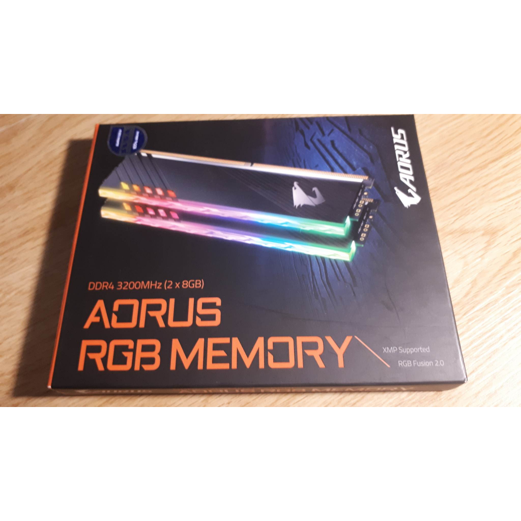 16GB (8GBx2) DDR4/3200 RAM PC (แรมพีซี) GIGABYTE AORUS RGB (GP-ARS16G32