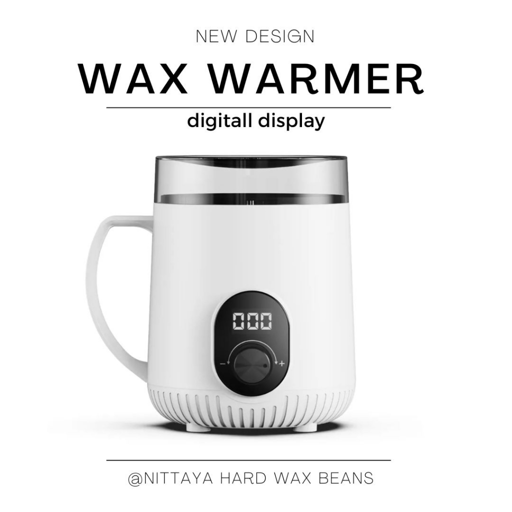 Beautome หม้ออุ่นแว็กซ์ wax ขนาดมินิ PW2-B, หม้อละลายขี้ผึ้งสำหรับกำจัดขน250มล. หม้อแบบไม่ติดและหน้า