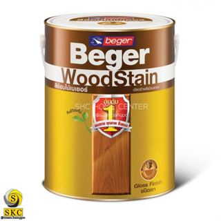 Beger WoodStain Gloss เบเยอร์ วูดสเตน สีย้อมไม้ชนิดเงา เหมาะกับงานไม้แนวตั้งทั้งภายนอกและภายใน