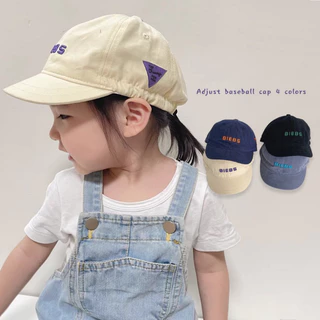🧚🏻พร้อมส่ง 🥰หมวกแก็ปเบสบอลเด็ก ปรับขนาดได้ กันแดด ใส่สบาย ใส่ได้เด็กชายและเด็กหญิง