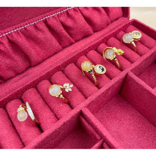 แหวนไหมทอง ปรับได้ บีบได้ ไม่ลอกไม่ดำ พร้อมส่ง บริการเก็บปลายทาง