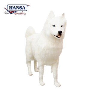 8332 Siberian Husky White 115 cm. - ตุ๊กตาไซบีเรียน ฮัสกี้ สีขาว