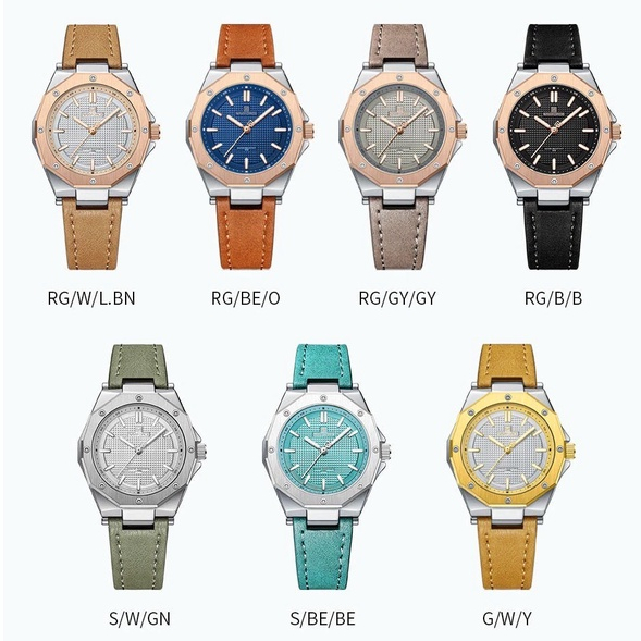 NAVIFORCE นาฬิกาข้อมือผู้หญิง รุ่น NF5026 ของแท้ 100% รับประกันศูนย์ไทย 1 ปี
