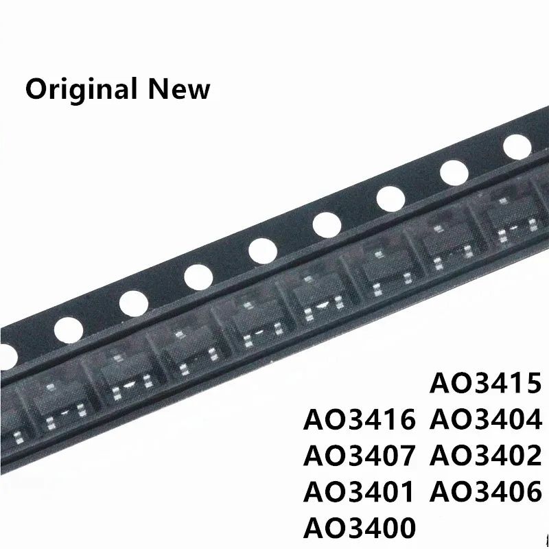 30V N-Channel Enhancement Mode MOSFET﻿ AO3400 AO3401 AO3402 AO3404 AO3406 AO3407 AO3415 AO3416