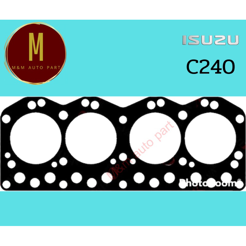 ประเก็นฝาสูบ ISUZU C240 C250 S250 S240 74แรง ไฟเบอร์(89.0MM) ยี่ห้อ eristic คุณภาพดี - รูปที่ 2