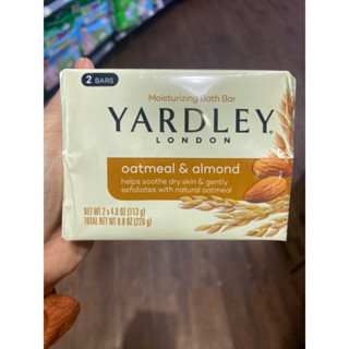 Yardley London Moisturising Bath Bar Oatmeal &amp; Almond 2*4.0 Oz ( 113 G. )