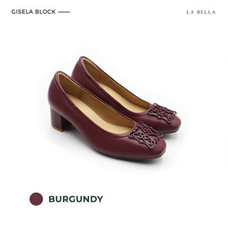 LA BELLA รุ่น GISELA BLOCK - BURGUNDY