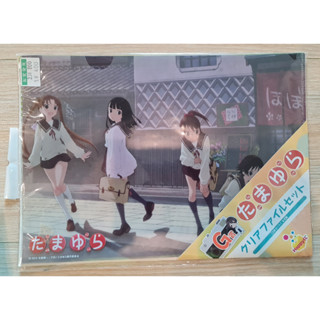 ของสะสมอนิเมะจาก เรื่อง Tamayura Document folder official Japan Anime Clear File Set