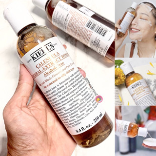 (แท้)Kiehls Calendula Herbal Extract Toner Alcohol-Free 250ml.โทนเนอร์สกัดจากดอกคาเลนดูล่า ปรับปรุงและฟื้นฟูผิว