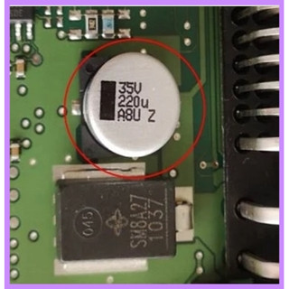 35V 220uF 35V 220u SMD swagen Hyundai p0748กล่องเกียร์รถยนต์บอร์ดคอมพิวเตอร์ตัวเก็บประจุที่สูญเสีย