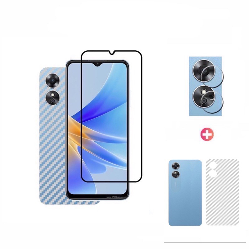 🇹🇭3in1 OPPO A17(5G)/ A78(5G)/A78(4G)/A98(5G)/ ( ฟิล์มเลนส์กล้อง + ฟิล์มกระจกเต็มจอ+ ฟิล์มหลัง / ฟิล์