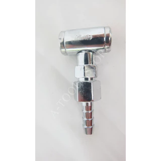 KANTO หัวเติมลม สั้น ขนาด 8mm 1/4 นิ้ว KT-TCH -1 -2 -3 -4 ชนิดเสียบสาย-คอปเปอร์ ใช้เติมลมยาง รถยนต์ จักรยานยนต์